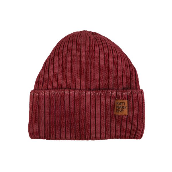 Hovedbilde Kattnakken Lue i merinoull til barn - lyng