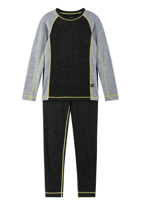 Hovedbilde Reima Taitoa ull/bambus sett til barn - black ...