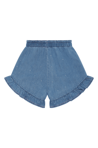 Hust & Claire Helena denimshorts til jente - blue denim