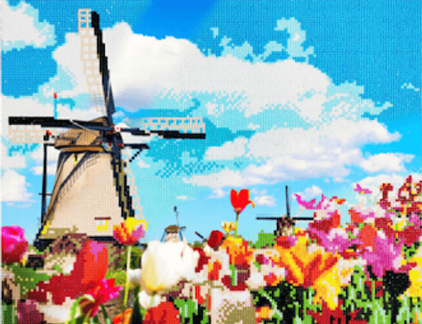 Hovedbilde Diamant perler 40x30 cm - Amsterdam