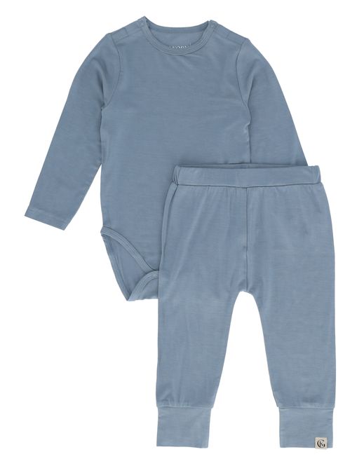 Hovedbilde Gullkorn Vennen baby sett - dueblå 
