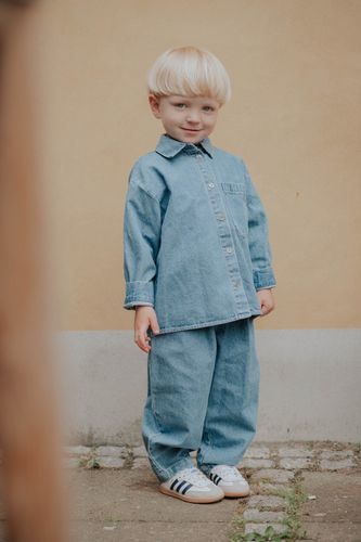 Fliink Don denimskjorte til barn - light denim blue