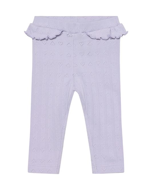 Hovedbilde En Fant Pointelle legging til baby - purple ...
