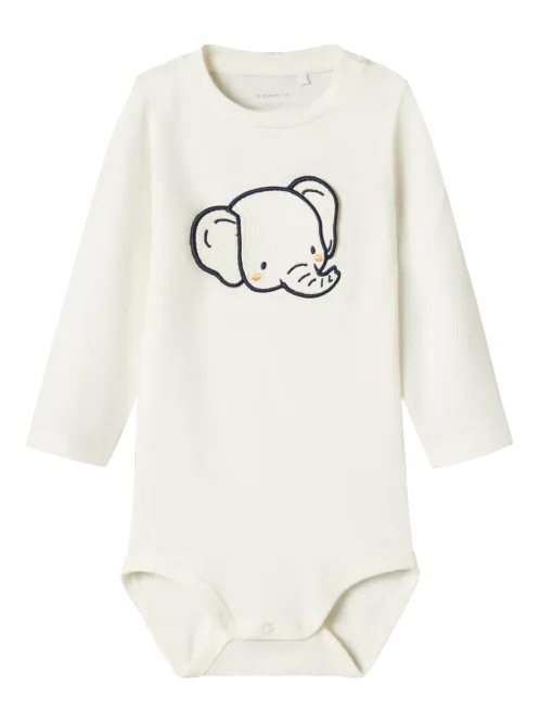 Hovedbilde Name It Brore body til baby - cloud dancer