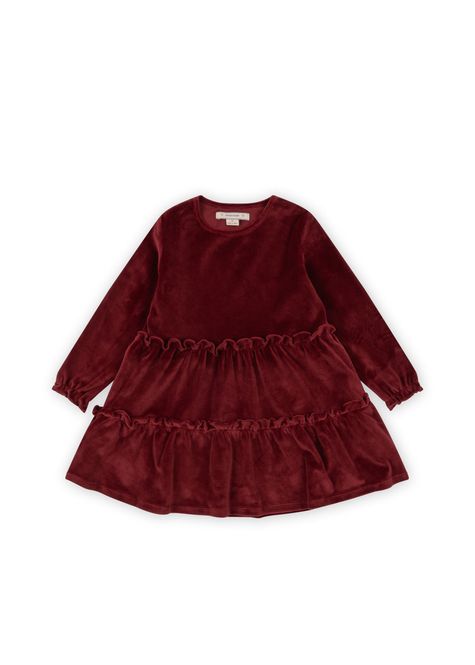 Hovedbilde Konges Sløjd Jingle Kjole til barn - red dahlia