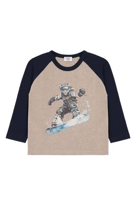 Hovedbilde Hust & Claire Anton Snowleopard genser - biscuit