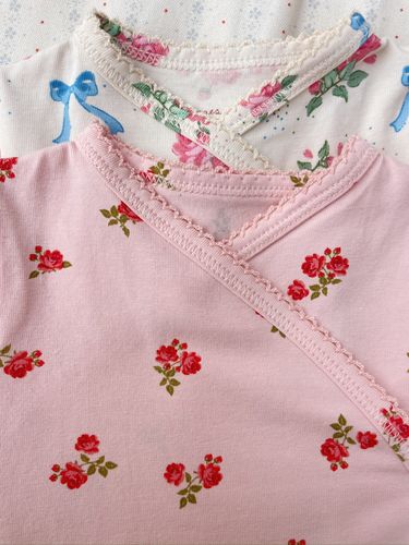 Konges Sløjd newborn omslagsbody - rosa pink