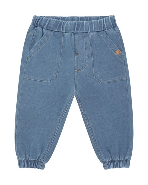 Hovedbilde Minymo denim joggebukse til baby - crockery