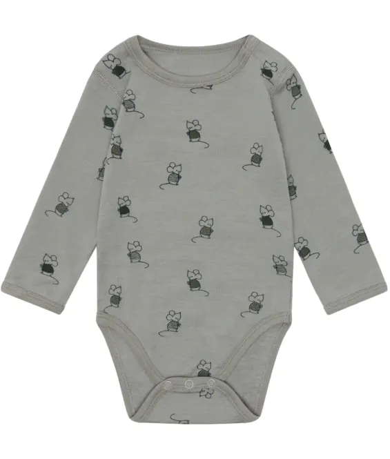 Hovedbilde Hust & Claire Bo Mouse ull body - forest fog