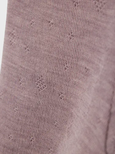 Name It Wang ull leggings til baby - purple dove