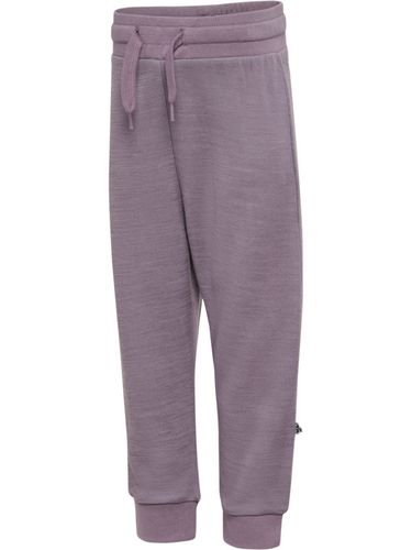Hummel Mini ull/bambus bukse - gray ridge lilla