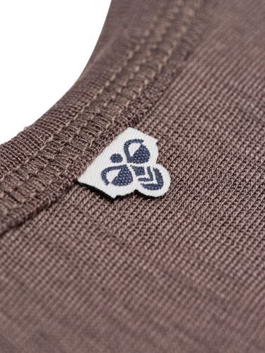 Hummel Mini ull ribb balaclava - twilight mauve