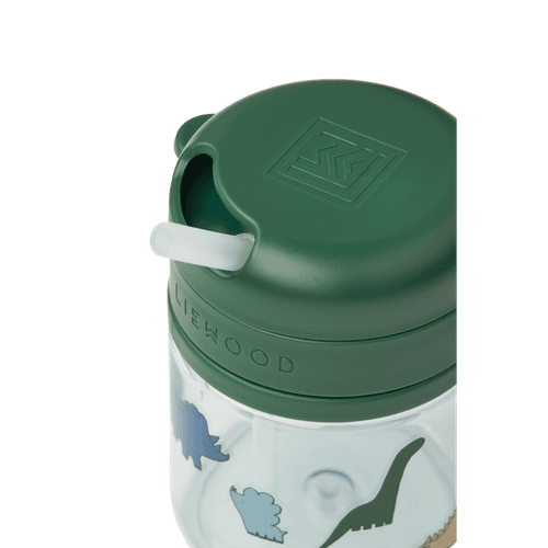 Liewood Pavia Kopp med sugerør 280ml - Dinosaurs / Mist