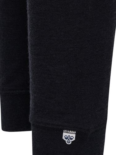 Hummel Jr ull ribb leggings - black 