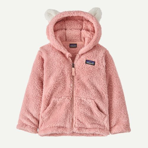 Patagonia Baby Furry Friends Fleece Hoody, Mallow Pink