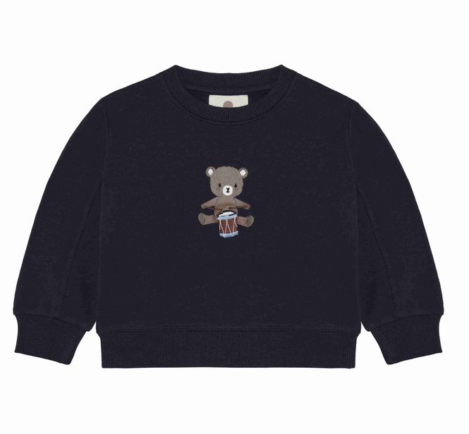 Hovedbilde En Fant Bamse genser til baby - parisian night