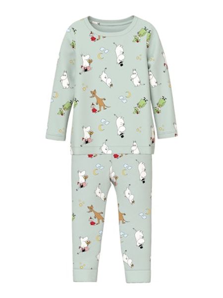 Hovedbilde Name It Semol Moomin Pysj til barn - pale aqua