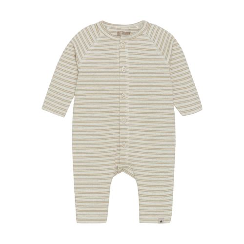 Huttelihut Stripete heldress til baby - irish cream