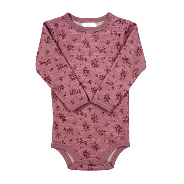 Hovedbilde Blinke Rose ull/bambus body - floral pink