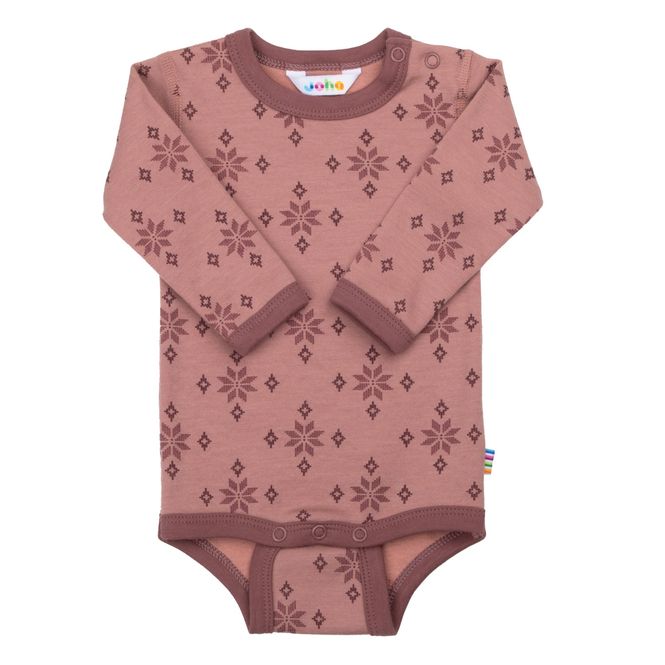 Hovedbilde Joha Ice Crystal ull/bomull body - rosa