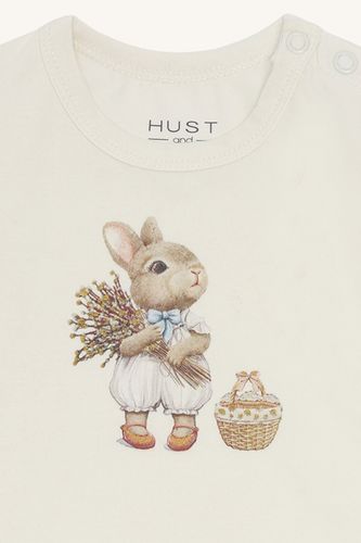 Hust & Claire Britt Sweet Bunny body til baby - sugar