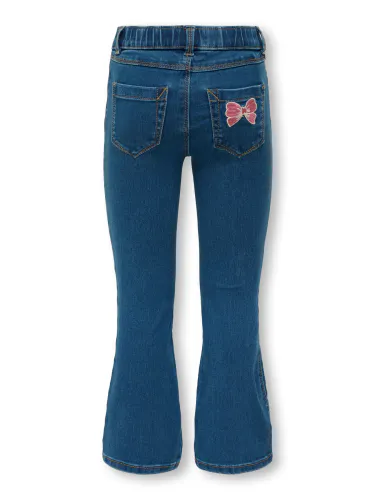 Kids Only Royal Bow Slengbukse til barn - medium blue denim