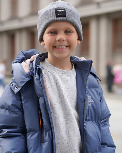 Kattnakken Bobleregnjakke Sludd junior - slåtterøy