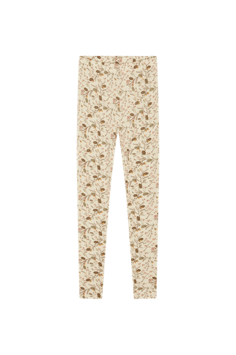 Hust & Claire Lasya ull/bambus dameleggings- ecru
