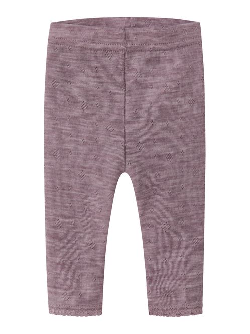 Hovedbilde Name It Wang ull leggings til baby - toadstool