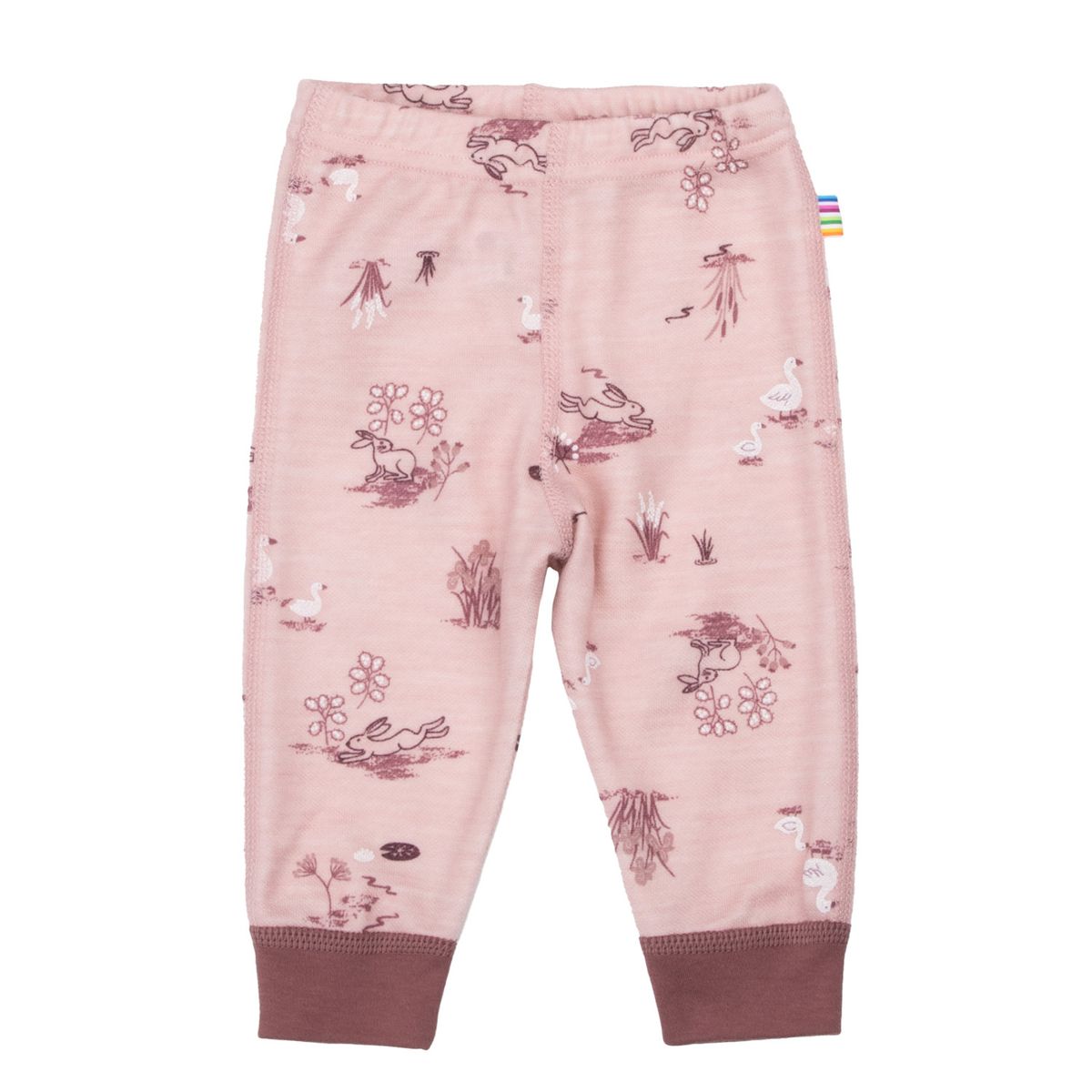 Joha Goose ull/bambus leggings  - rosa
