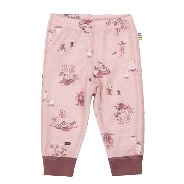 Hovedbilde Joha Goose ull/bambus leggings  - rosa