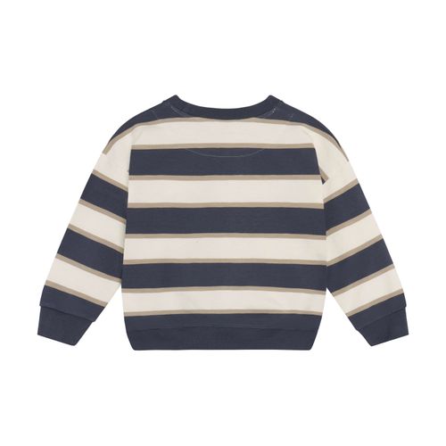 Minymo Stripete genser til barn - odyssey gray