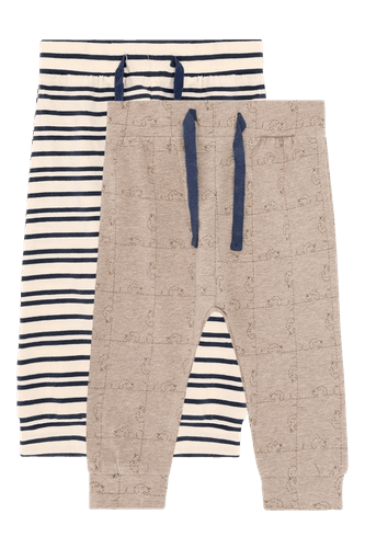 Hust & Claire Gore 2 pk bukse - beige melange