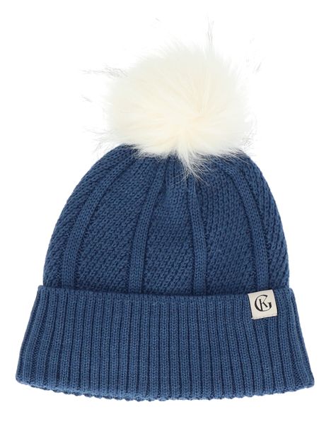 Hovedbilde Gullkorn Gibbs ull lue til barn - stormblå