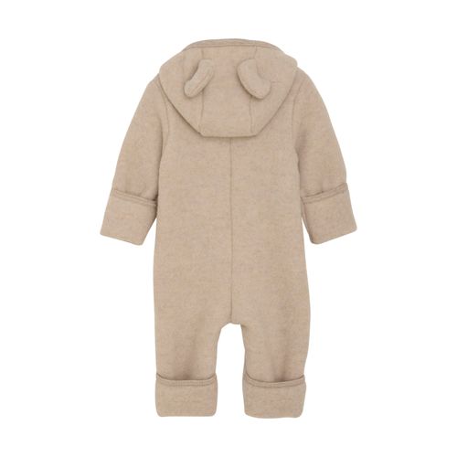 Huttelihut Pram ullfleecedress til barn - camel melange