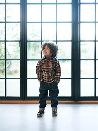 Hust & Claire Ravn Urban skjorte til barn - more navy
