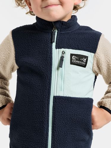 Didriksons Anten fleecejakke med zip - ocean mint