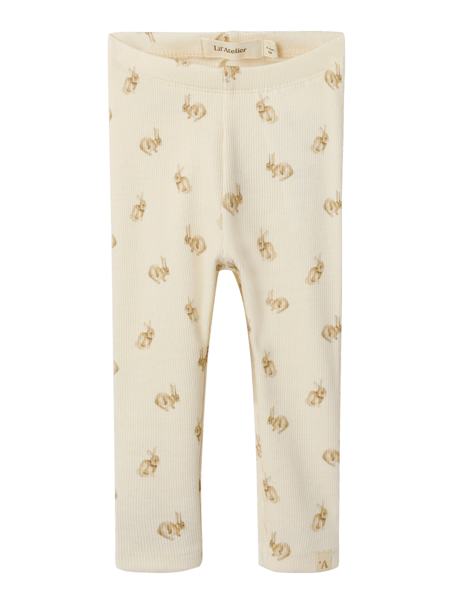 Lil' Atelier Rabbit Lavo legging - turtledove
