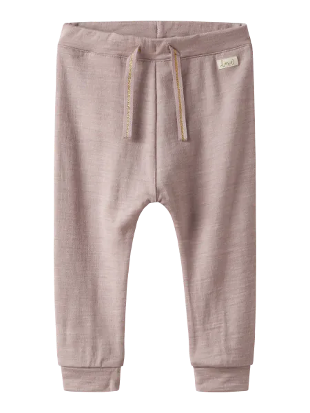 Hovedbilde Name It Wesso Ullbukse til barn - shadow gray