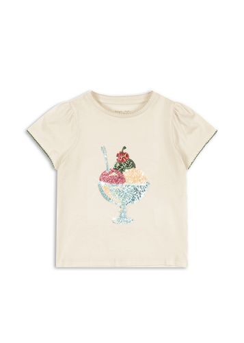 Konges Sløjd Famo puff t-skjorte - buttercream