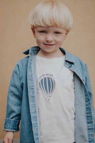 Fliink Don denimskjorte til barn - light denim blue
