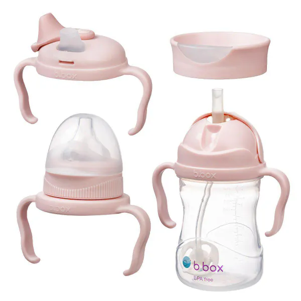 Hovedbilde B.box startpakke drikkeflaske - blush