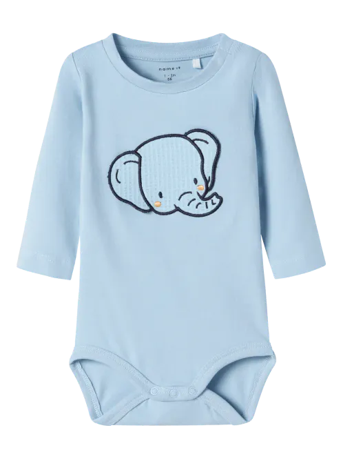 Hovedbilde Name It Brore body til baby - cerulean