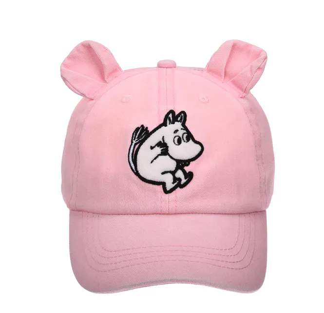 Hovedbilde Moomin Caps med ører til barn, Rosa