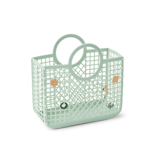 Liewood Samantha kurv med charms - Light Peppermint