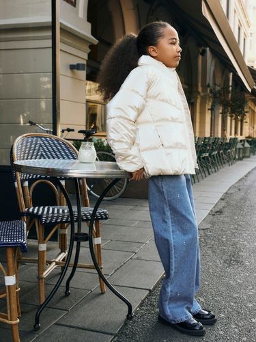 Name It Rose Wide Leg jeans til jente - medium ble denim