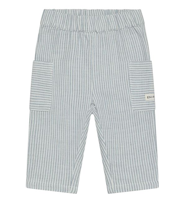 Hovedbilde En Fant musselinbukse til baby - citadel/stripe