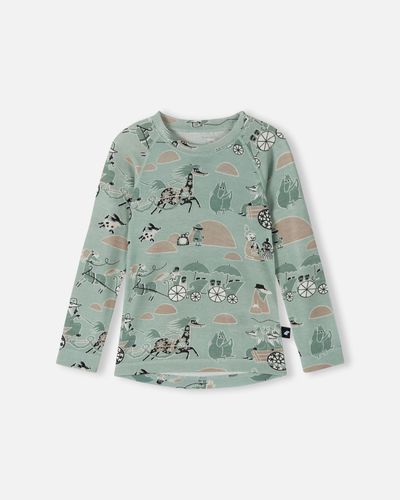 Reima Moomin Trivsam ull/bambus sett - airy green