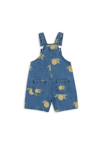 Konges Sløjd Magot kort snekkerbukse til barn - lemon denim