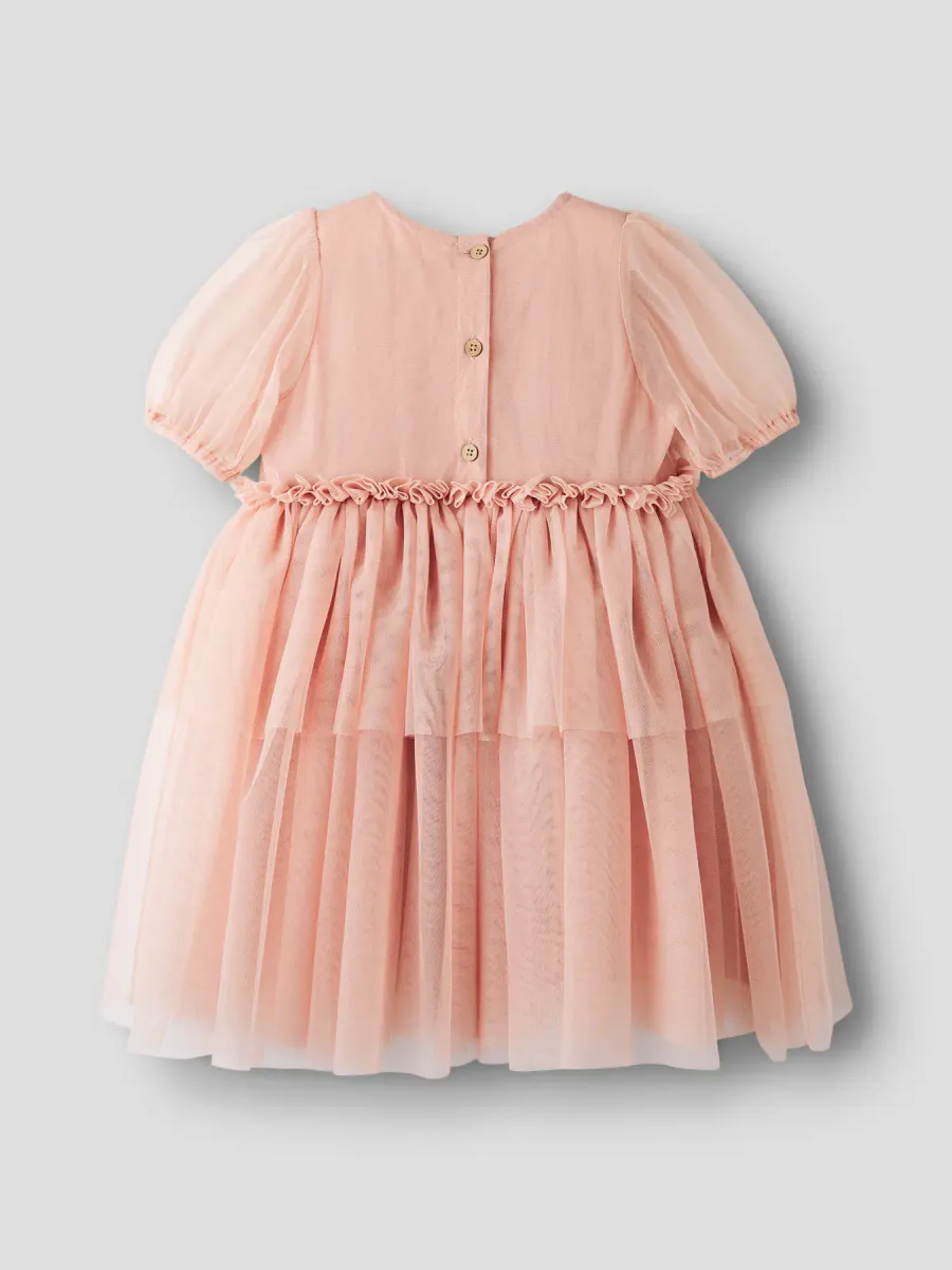 Lil' Atelier Liberty kjole til barn - misty rose